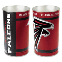 Wholesale-Atlanta Falcons Wastebasket - tapered 15"H