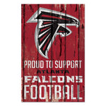 Wholesale-Atlanta Falcons Wood Sign 11" x 17" 1/4" thick