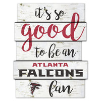 Wholesale-Atlanta Falcons Wood Sign 11"X14"