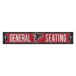 Wholesale-Atlanta Falcons Wood Sign 6"x36" 3/8" thick