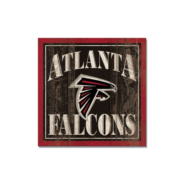 Wholesale-Atlanta Falcons Wooden Magnet 3" X 3"