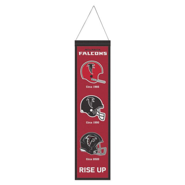 Wholesale-Atlanta Falcons Wool Banner 8" x 32"