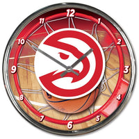 Wholesale-Atlanta Hawks Chrome Clock