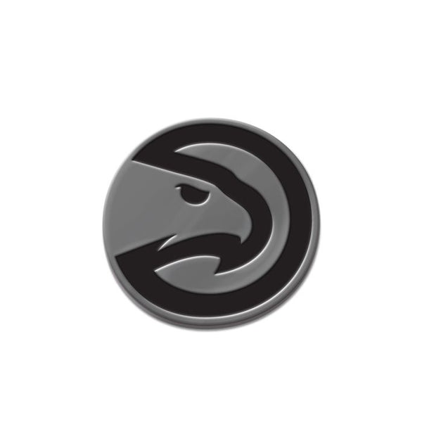 Wholesale-Atlanta Hawks Chrome Free Form Auto Emblem