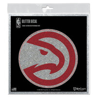 Wholesale-Atlanta Hawks Decal Glitter 6" x 6"