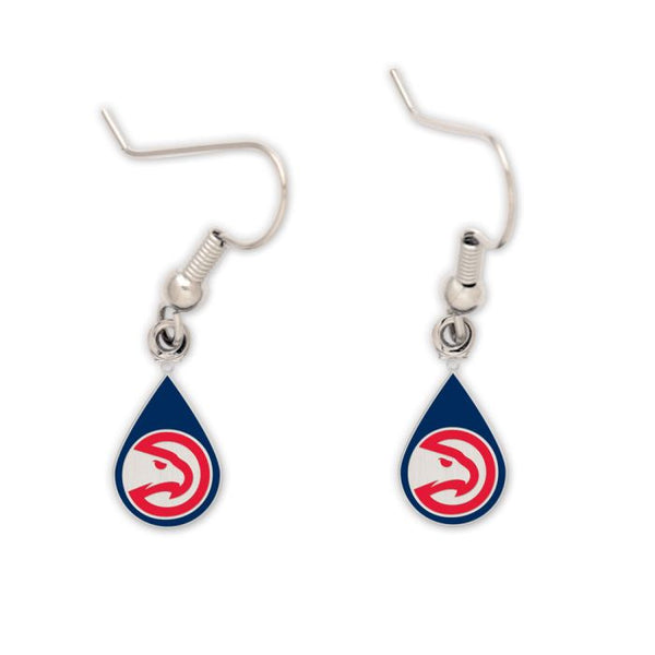 Wholesale-Atlanta Hawks Earrings Jewelry Carded Tear Drop