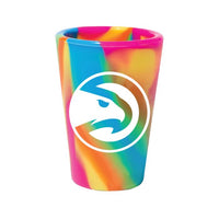 Wholesale-Atlanta Hawks Hippie Hops 1.5oz Silicone Shot Glass