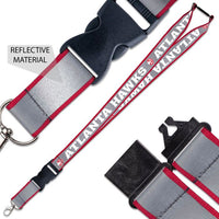 Wholesale-Atlanta Hawks Lanyard w/ Buckle Reflective 1"