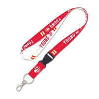 Wholesale-Atlanta Hawks Lanyard w/detachable buckle 1" Trae Young