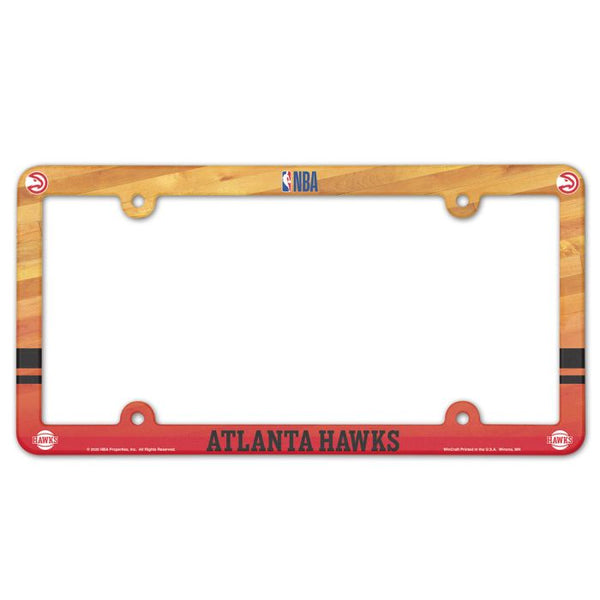 Wholesale-Atlanta Hawks Lic Plate Frame Full Color