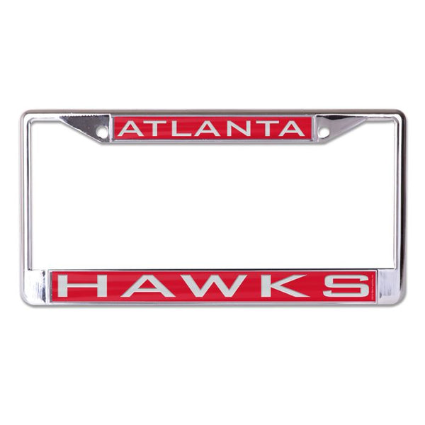 Wholesale-Atlanta Hawks Lic Plt Frame S/L Printed