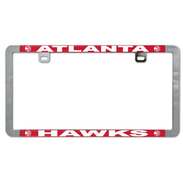 Wholesale-Atlanta Hawks Metal Lic. Plate Frame Slim