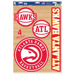 Wholesale-Atlanta Hawks Multi-Use Decal 11" x 17"