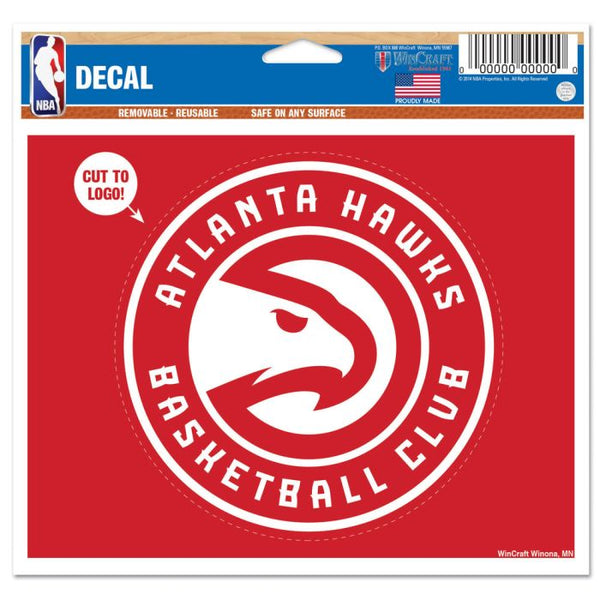 Wholesale-Atlanta Hawks Multi-Use Decal - cut to logo 5" x 6"