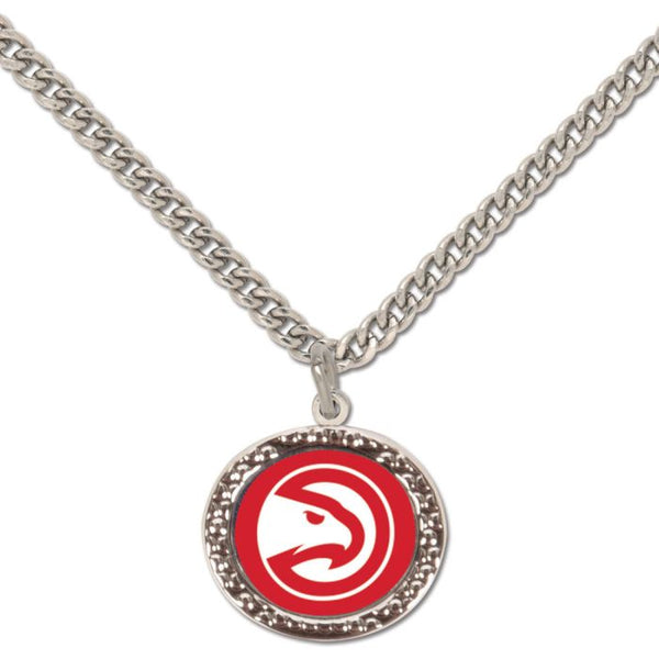 Wholesale-Atlanta Hawks Necklace w/Charm Jewelry Card