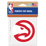 Wholesale-Atlanta Hawks Perfect Cut Color Decal 4" x 4"