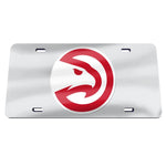 Wholesale-Atlanta Hawks SILVER Specialty Acrylic License Plate