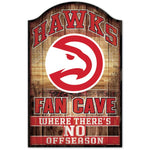 Wholesale-Atlanta Hawks Wood Sign 11" x 17" 1/4" thick