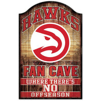 Wholesale-Atlanta Hawks Wood Sign 11" x 17" 1/4" thick