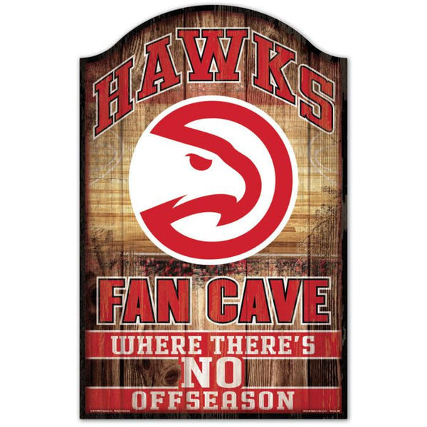 Wholesale-Atlanta Hawks Wood Sign 11" x 17" 1/4" thick