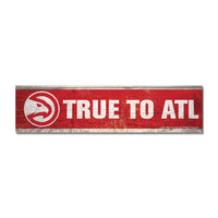 Wholesale-Atlanta Hawks Wooden Magnet 1.5" X 6"