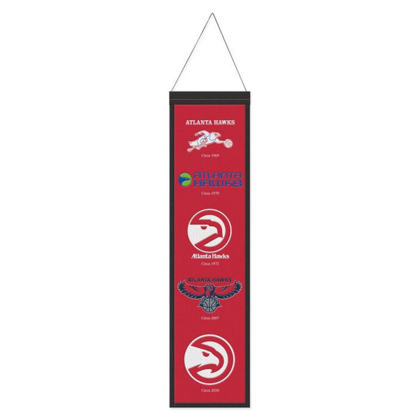 Wholesale-Atlanta Hawks Wool Banner 8" x 32"