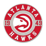 Wholesale-Atlanta Hawks round est Collector Enamel Pin Jewelry Card