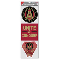 Wholesale-Atlanta United Fan Decals 3.75" x 12"