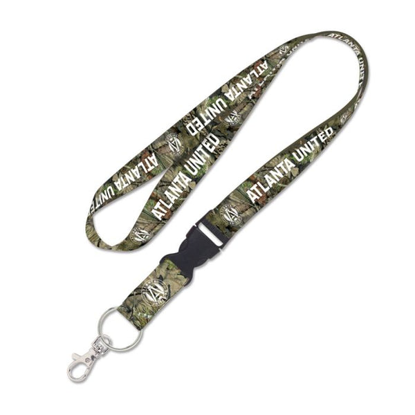 Wholesale-Atlanta United / Mossy Oak Camo Pattern Lanyard w/detachable buckle 1"