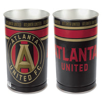 Wholesale-Atlanta United Wastebasket - tapered 15"H