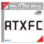 Wholesale-Austin FC Alt logo Multi-Use Decal - cut to logo 5" x 6"