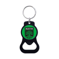 Wholesale-Austin FC Black Bottle Opener Key Ring