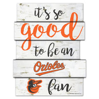 Wholesale-Baltimore Orioles BIRCH Wood Sign 11"X14"