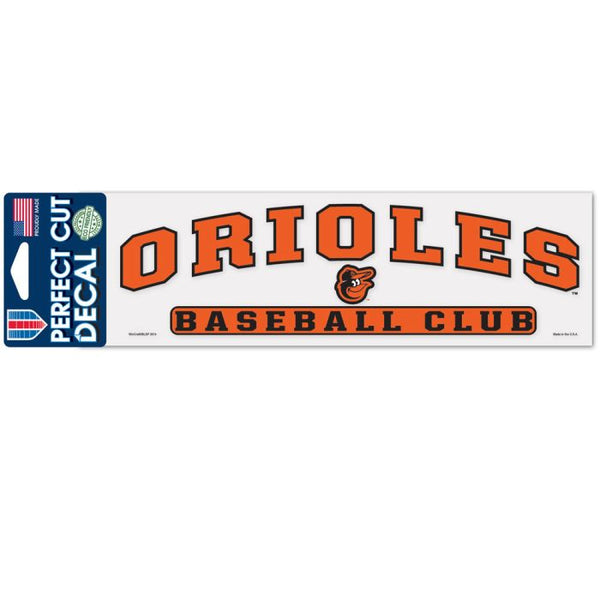 Wholesale-Baltimore Orioles Baseball Club Perfect Cut Decals 3" x 10"