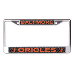 Wholesale-Baltimore Orioles CARBON Lic Plt Frame S/L Printed