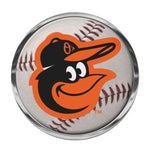 Wholesale-Baltimore Orioles Chrome Metal Domed Emblem