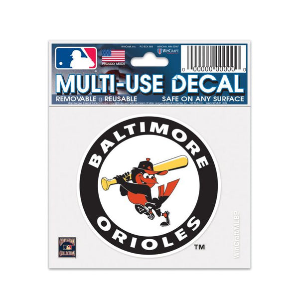 Wholesale-Baltimore Orioles / Cooperstown Multi-Use Decal 3" x 4"