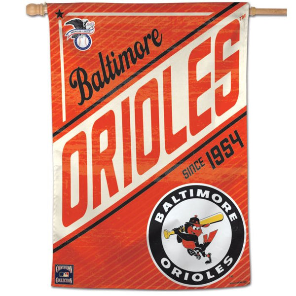 Wholesale-Baltimore Orioles / Cooperstown cooperstown Vertical Flag 28" x 40"