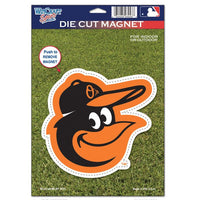 Wholesale-Baltimore Orioles Die Cut Logo Magnet 6.25" x 9"