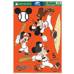 Wholesale-Baltimore Orioles / Disney MICKEY Multi-Use Decal 11" x 17"