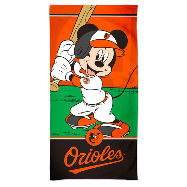 Wholesale-Baltimore Orioles / Disney MICKEY Spectra Beach Towel 30" x 60"