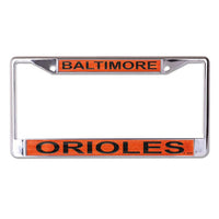 Wholesale-Baltimore Orioles GLITTER Lic Plt Frame S/L Printed