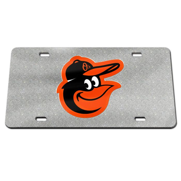 Wholesale-Baltimore Orioles GLITTER Specialty Acrylic License Plate