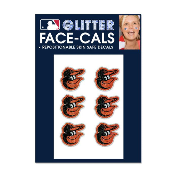 Wholesale-Baltimore Orioles Glitter Tattoo 6 Pack