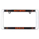 Wholesale-Baltimore Orioles Lic Plt Frame Metal Thin Rim Value