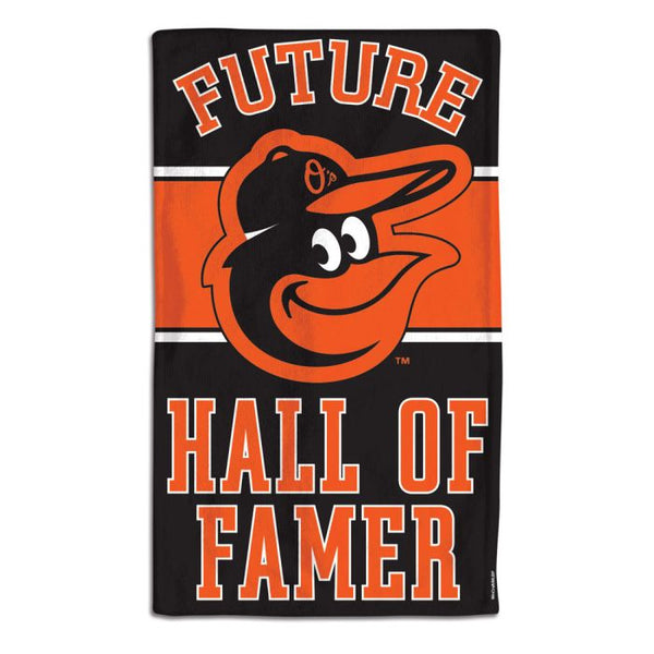 Wholesale-Baltimore Orioles / Littlest Fan MLB FUTURE HALL OF FAMER Burp Cloth 10" x 17"