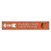 Wholesale-Baltimore Orioles SECTIONS Wood Sign 6"x36" 3/8" thick