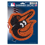 Wholesale-Baltimore Orioles Shimmer Decals 5" x 7"