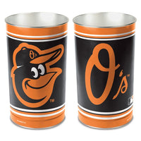 Wholesale-Baltimore Orioles Wastebasket - tapered 15"H