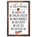 Wholesale-Baltimore Orioles Wood Sign 11" x 17" 1/4" thick